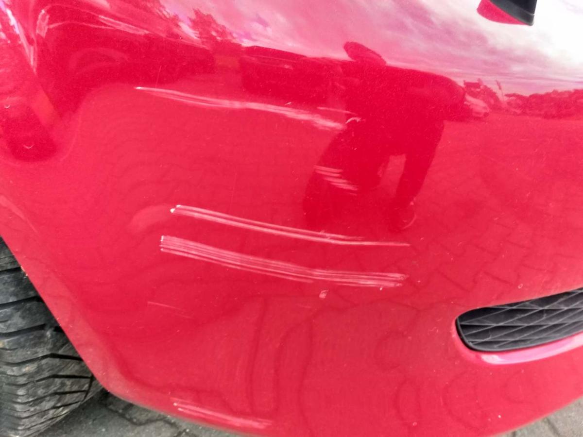 Mazda 6 GG GY Bj.2003 original Stoßstange Stossfänger vorn Rot